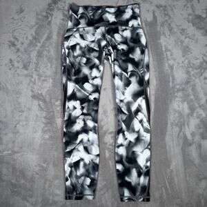 Lululemon Black White Abstract Print Leggings Women’s Size 6